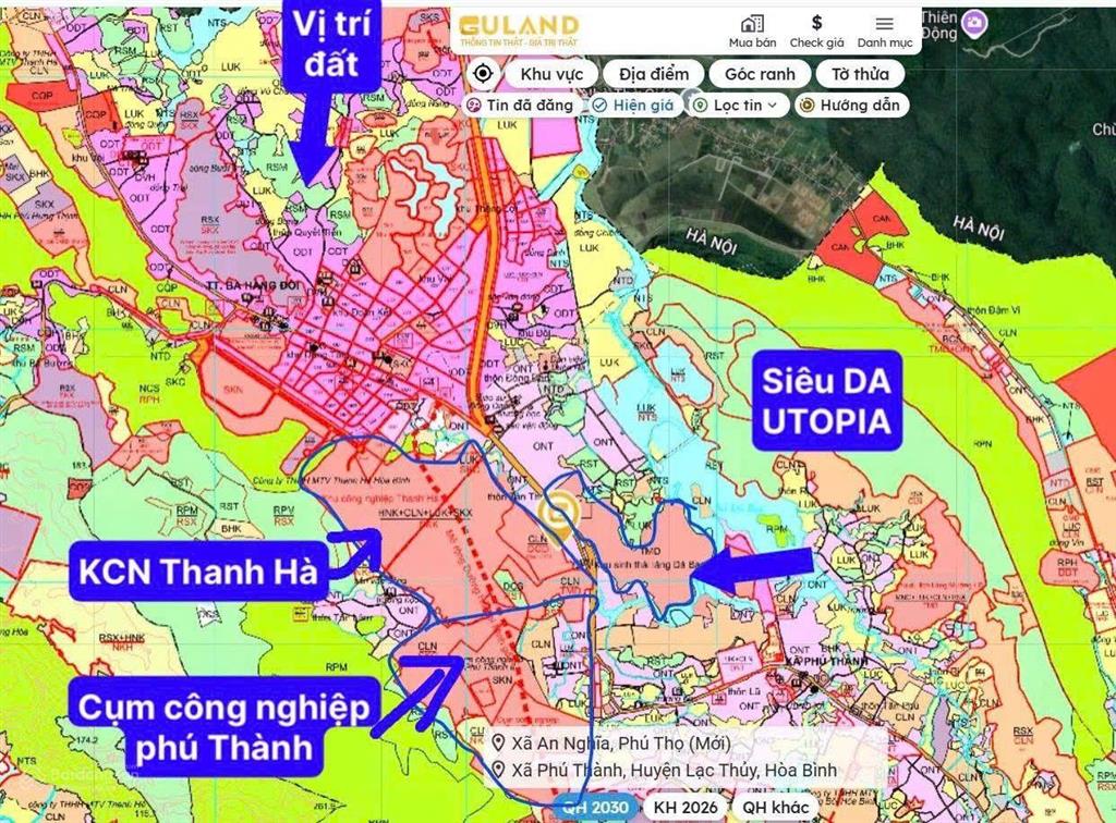 Vốn ban đầu 350 triệu có đất ven thị trấn ba hàng đồi lạc thủy, hòa bình, cách 300m khu công nghiệp