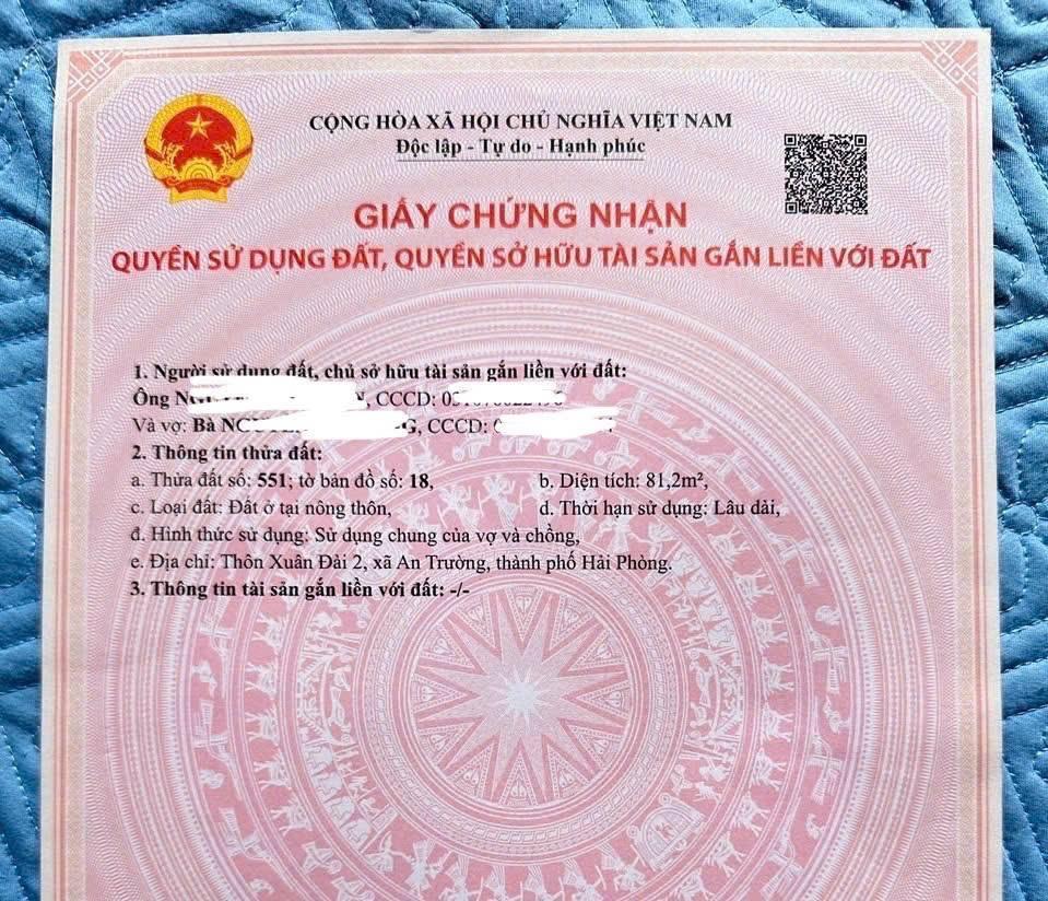 Bán lô đất đẹp xuân đài, trường thọ