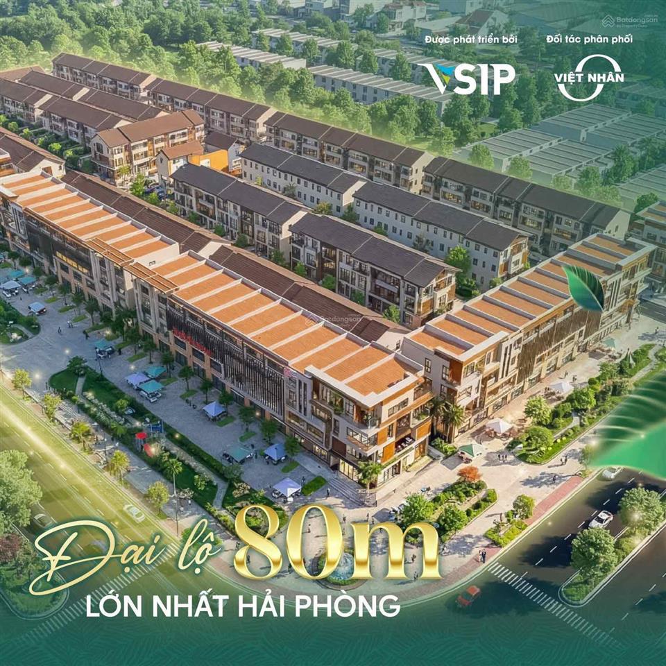 Shophouse mặt tiền đại lộ thương mại 80m . đón sóng cầu nguyễn trãi chỉ với 87tr/