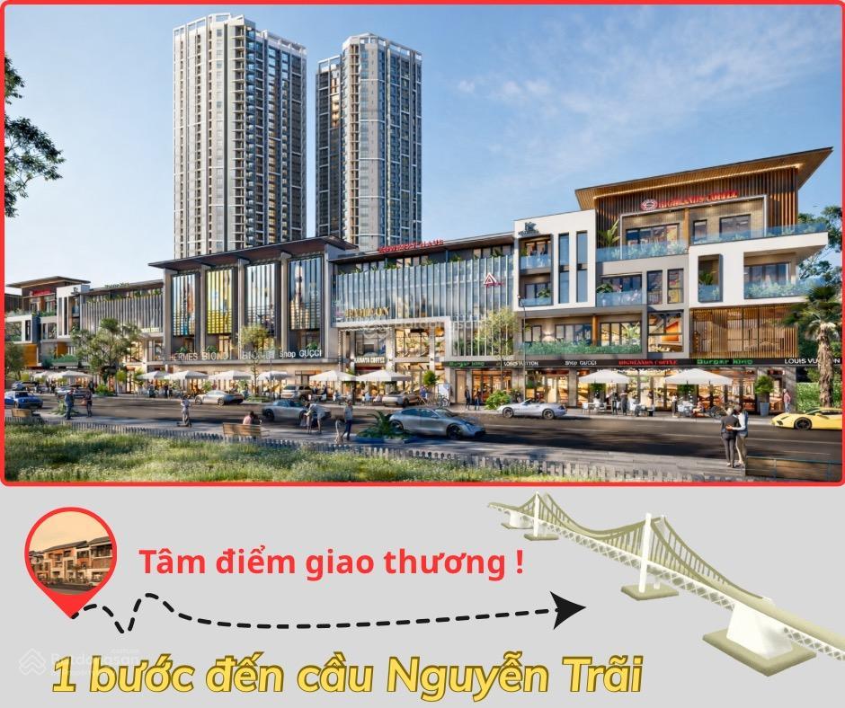 Shophouse mặt tiền đại lộ thương mại 80m . đón sóng cầu nguyễn trãi chỉ với 87tr/