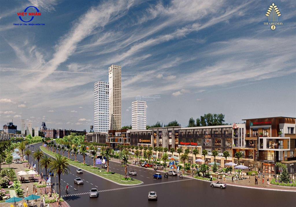 Shophouse mặt tiền đại lộ thương mại 80m . đón sóng cầu nguyễn trãi chỉ với 87tr/