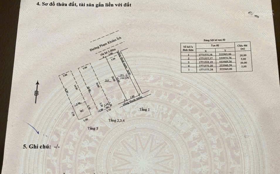 Toà 5 tầng, dòng tiền 80tr/tháng, sát biển sơn thuỷ đà nẵng, 100m2, ngang 5m.