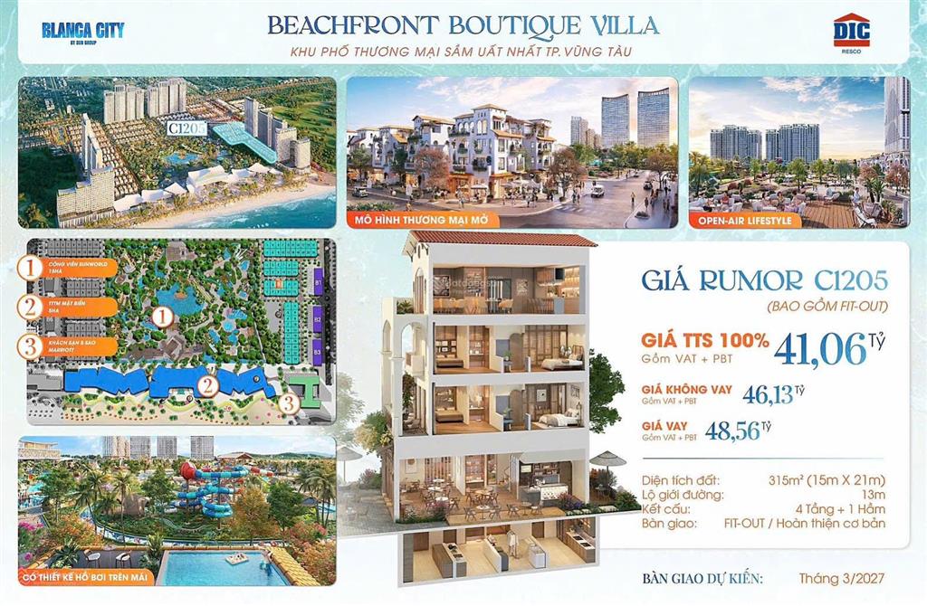 Casa villa blanca city giá 4x tỷ | sở hữu biệt thự biển giới hạn