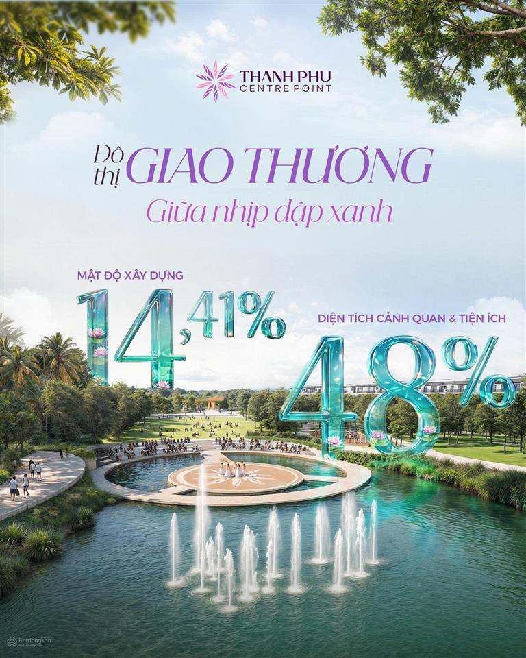Giai đoạn 1 chỉ 4.7 tỷ sở hữu nhà phố thanh phú centre point của bim land