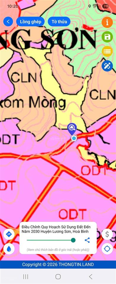 Chính chủ bán nhanh lô đất tt lương sơn chỉ hơn 800tr