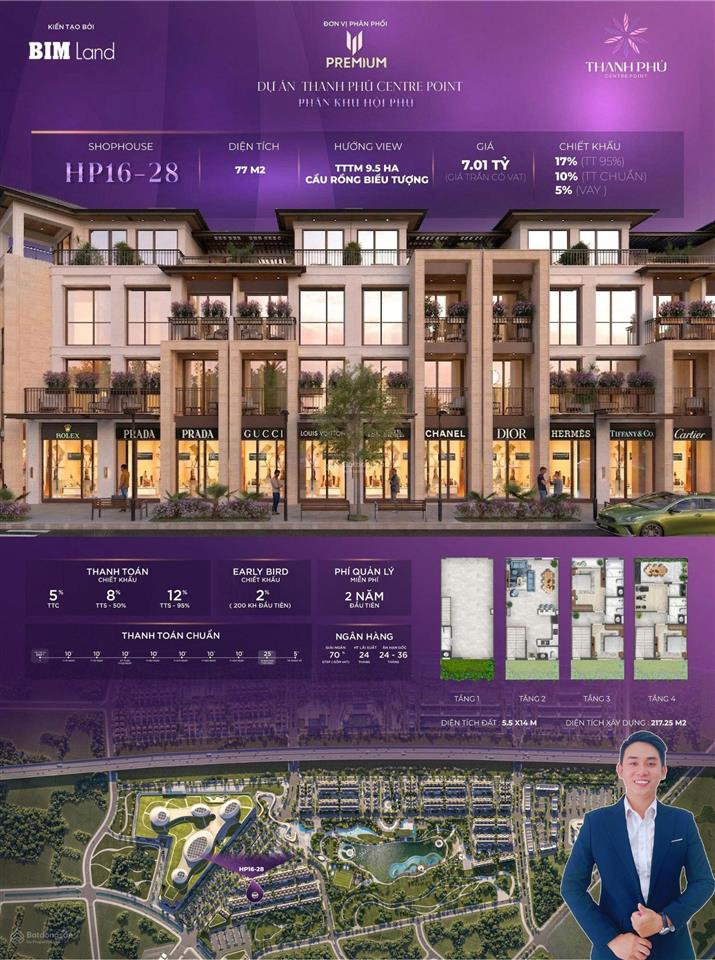 Nhà phố thương mại thanh phú centre point dãy hp16 cực đẹp ngay mega mall 9,5ha giá 7 tỷ(thật 100%)
