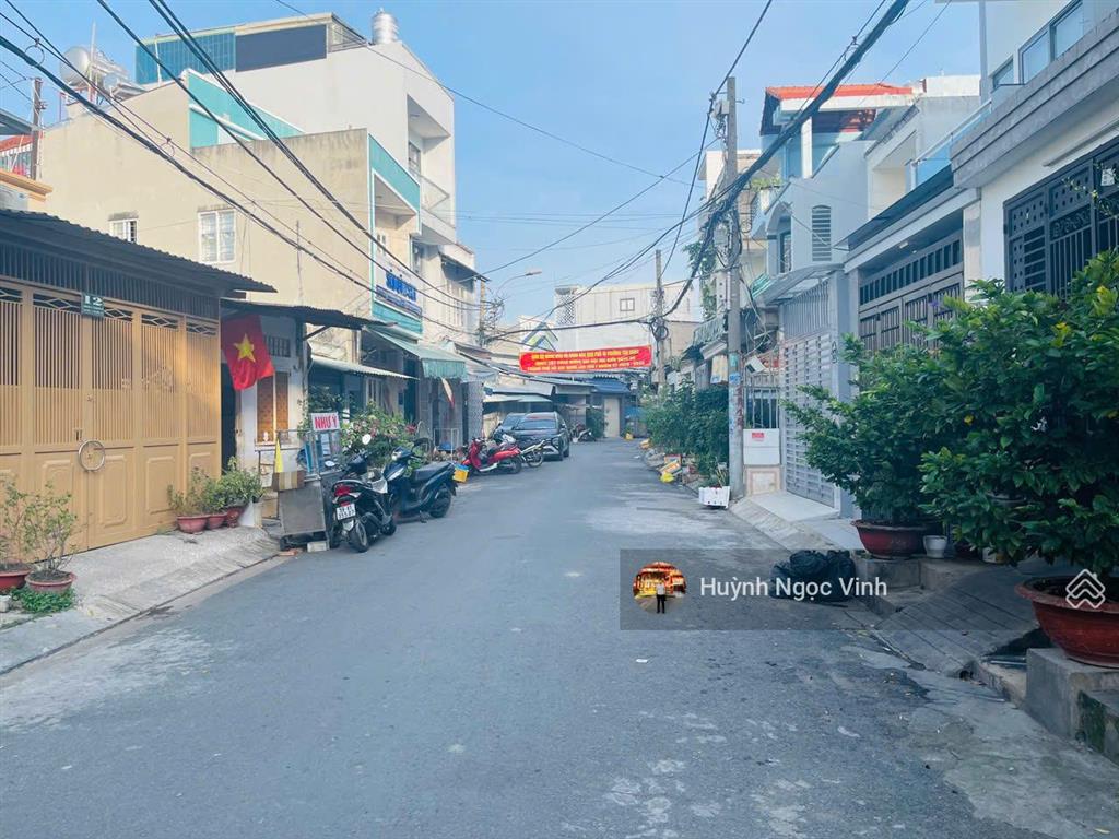 Giá tốt! nhà mt đường số 14m sau lưng thpt lê thánh tôn, 75m², cấp 4, xây được trệt + 5 lầu