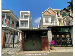 Chỉ 9,7 tỷ (60 triệu/m2) nhà dt 4,3x37m (160m2) đường nhựa 6m thông ra huỳnh tấn phát q.7