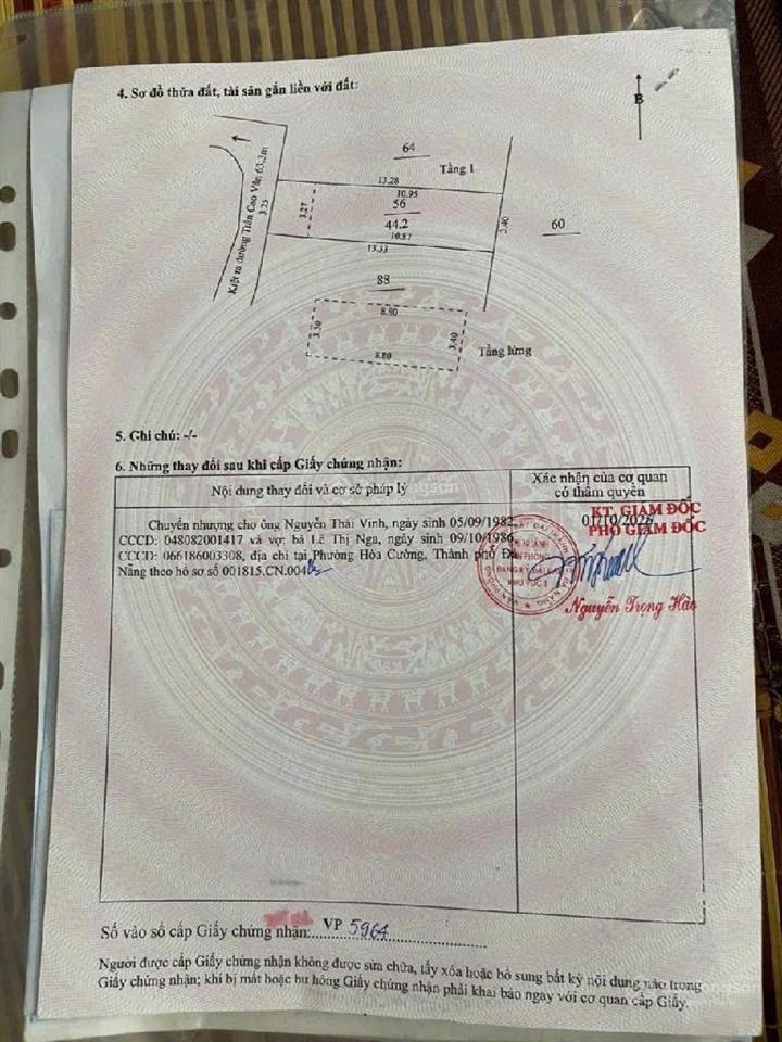 Chính chủ bán nhà 2 tầng kiệt 339 trần cao vân, phường xuân hà, thanh khê