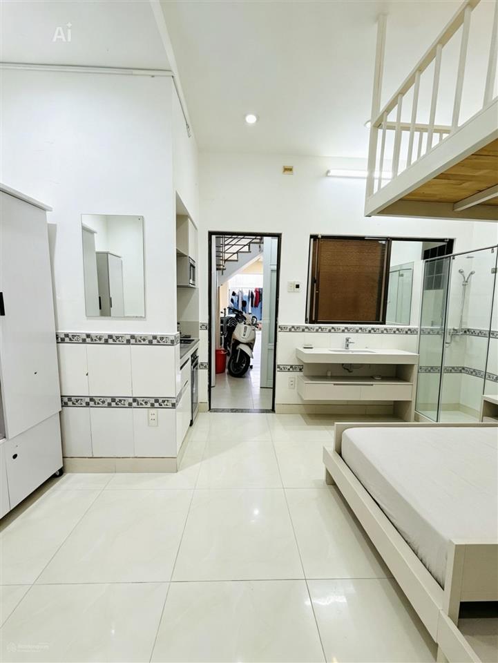 Siêu phẩm căn hộ dịch vụ lê quang định  60m2+4 tầng btct  hẻm xe hơi  sổ vuông vức  chỉ 6.x tỷ