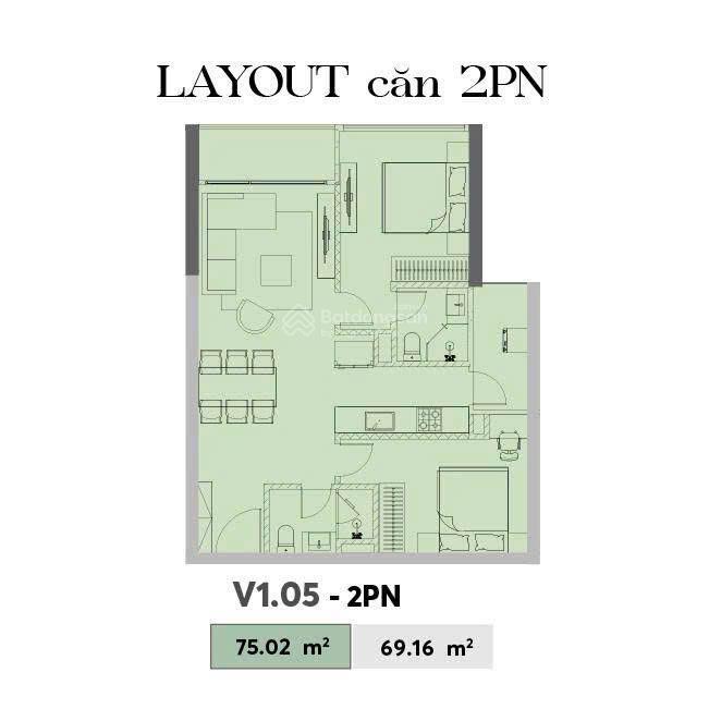 Bán căn hộ chung cư tại the vista văn la, giá ưu đãi chỉ với 5,6 tỷ, 69m2