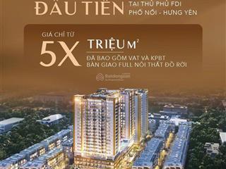 Bán căn hộ atera central, 3,9 tỷ, 65m2, 2pn, 2wc, nội thất đầy đủ tại nghĩa hiệp, hưng yên