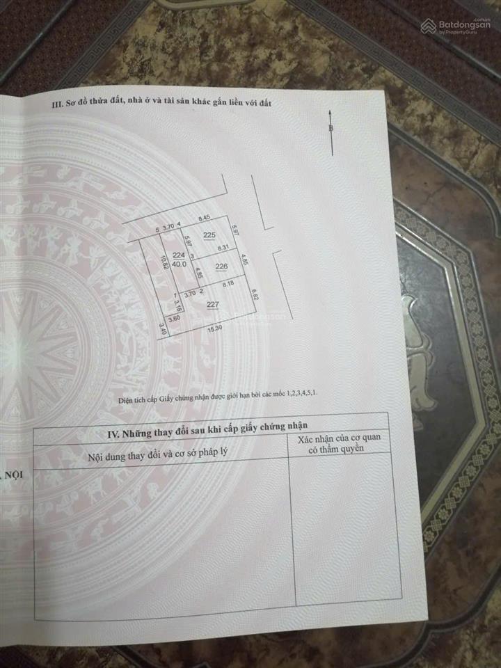 Bán đất tại mai hiên, đông anh, 4,15 tỷ, 40m2, mặt tiền 3,7m, ô tô tải vào nhà