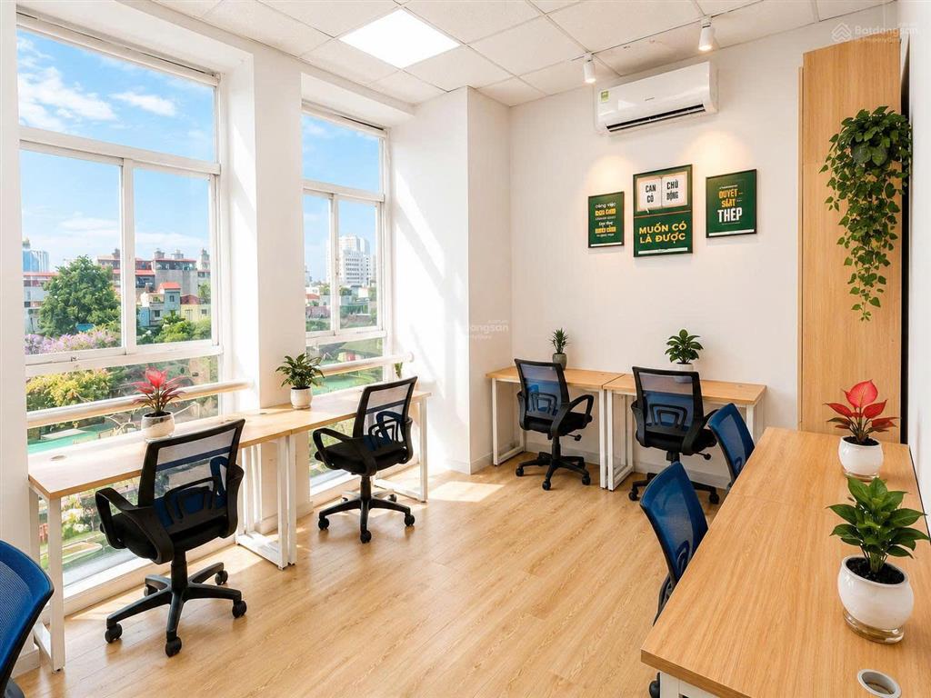 Văn phòng định công giá 9,4 triệu/tháng  đầy đủ nội thất