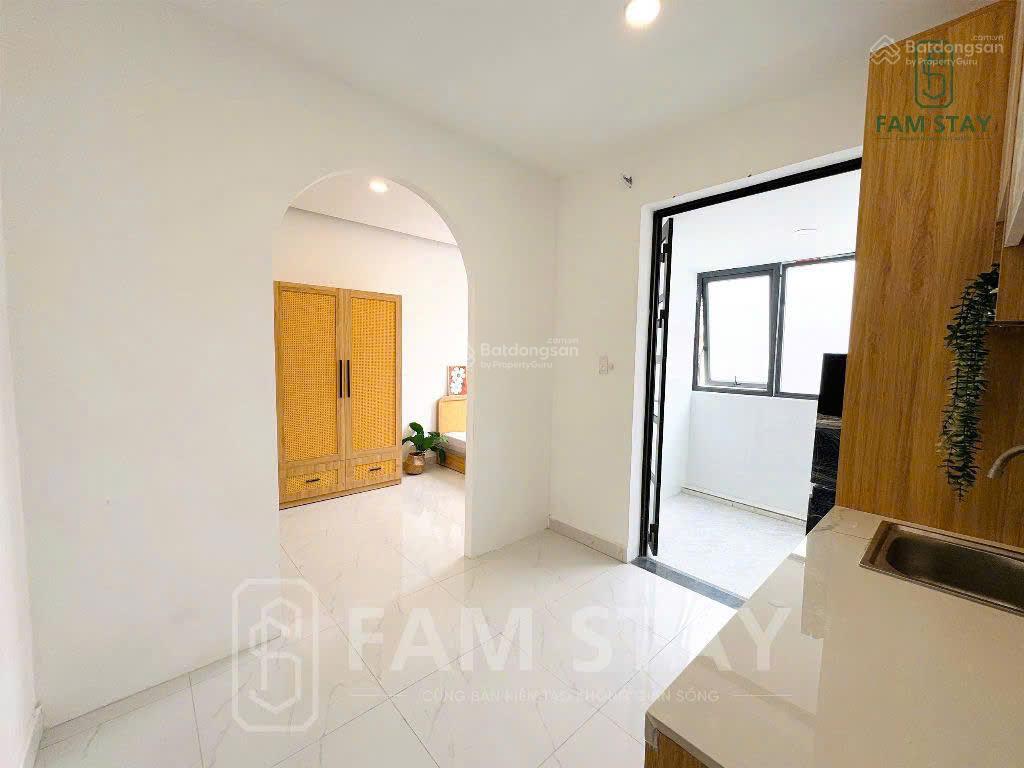 Căn hộ dịch vụ cityland 1pn tách bếp full nội thất