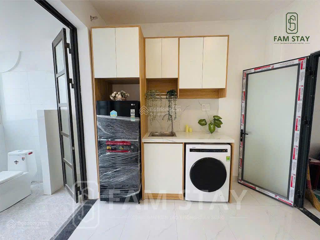 Căn hộ dịch vụ cityland 1pn tách bếp full nội thất