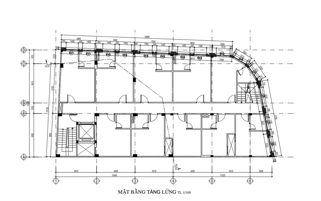 Cho thuê tòa nhà căn hộ cao cấp 1300m2 sàn sẵn pccc + 45 chdv