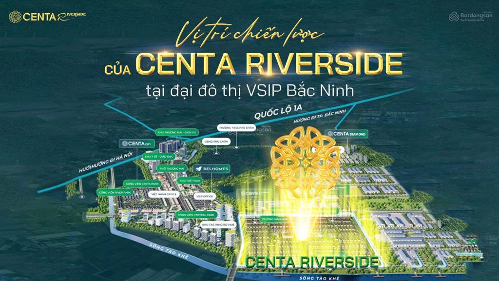 Shophouse 100m² centa riverside mặt tiền kinh doanh, dòng tiền vào 30%, miễn gốc lãi 24 tháng.