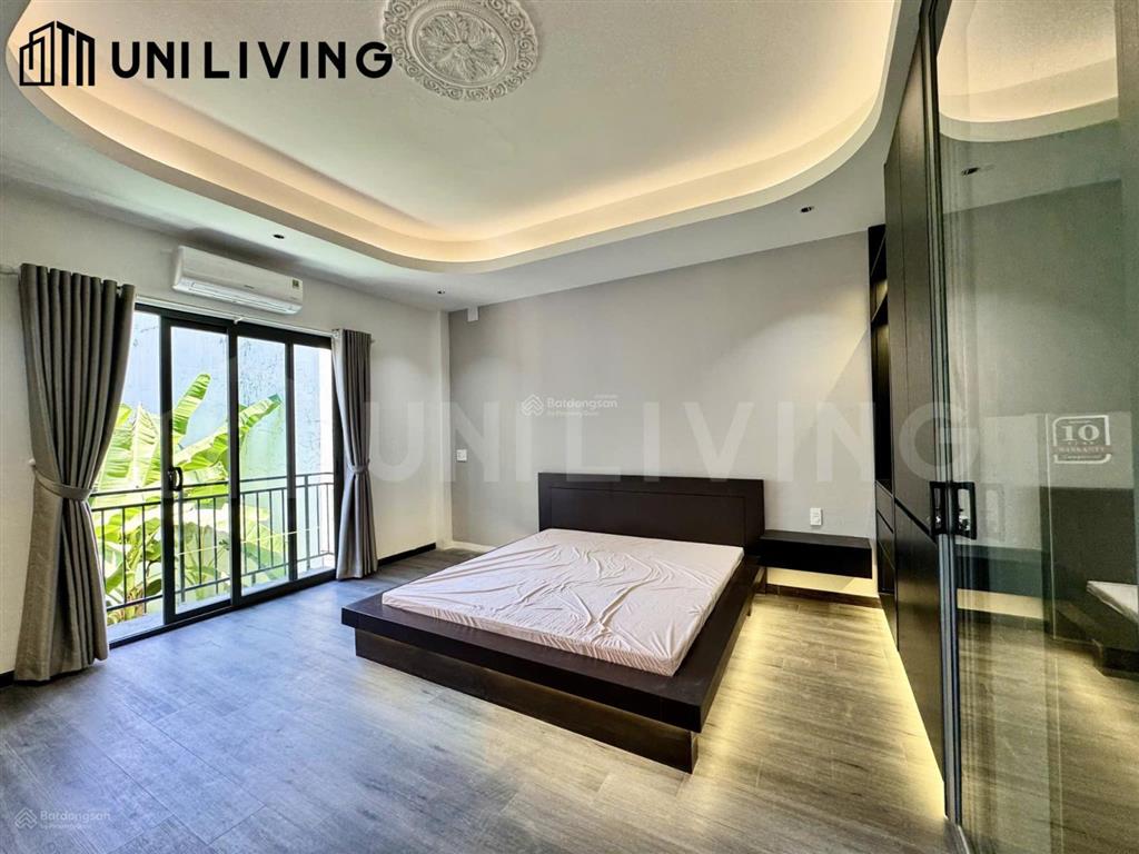 Cho thuê 1 phòng ngủ, ban công lớn nhà mới 100%, cách ga metro an phú 800m  bao phí dịch vụ