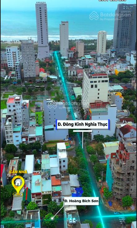 Chính chủ gửi bán mặt tiền 7m5 hoàng bích sơn cách biển 500m  xứ sở căn hộ. giá 18tỷ5 tốt