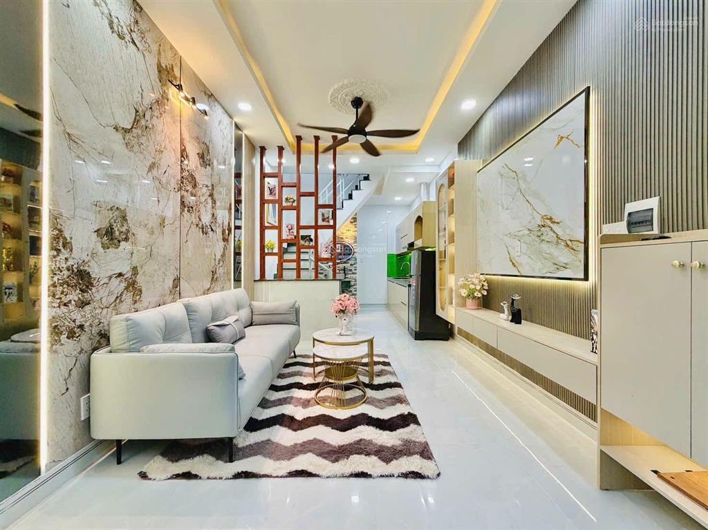 Bán gấp nhà quang trung  thông tây hội, 42m², 1t 1l, full nt, shr hoàn công/3.7 tỷ
