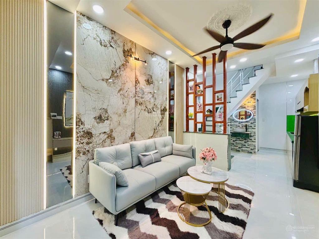 Bán gấp nhà quang trung  thông tây hội, 42m², 1t 1l, full nt, shr hoàn công/3.7 tỷ