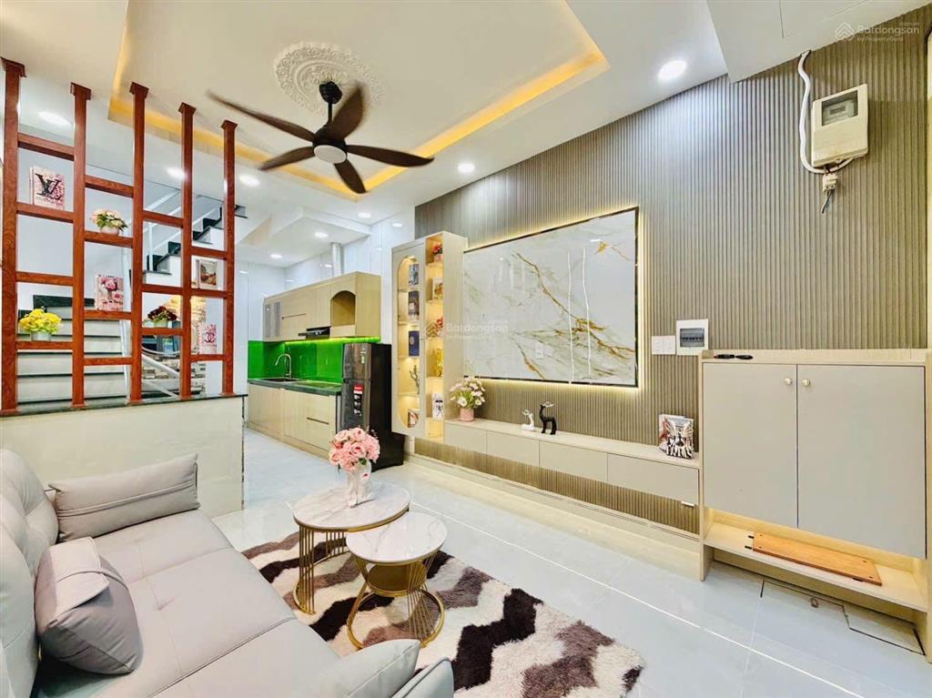 Bán gấp nhà quang trung  thông tây hội, 42m², 1t 1l, full nt, shr hoàn công/3.7 tỷ