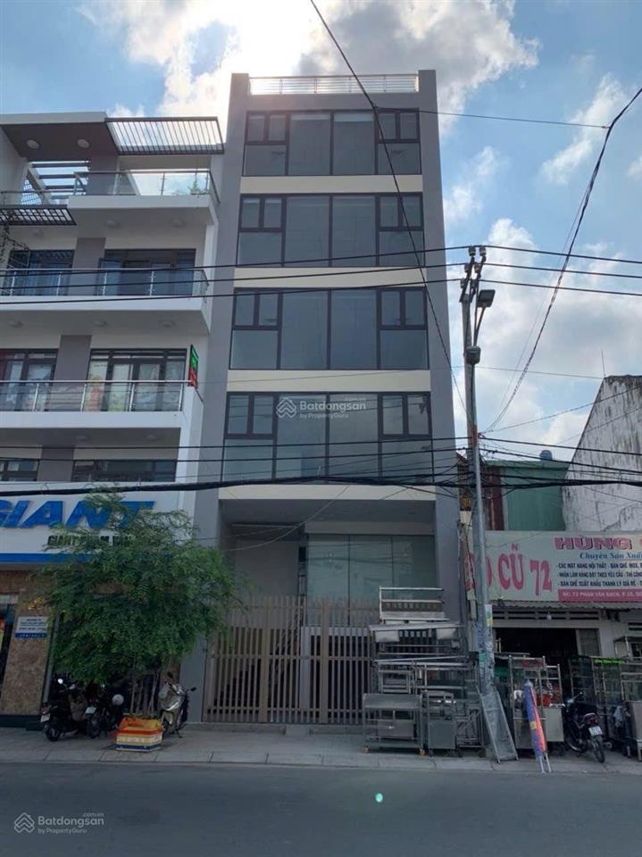 Mặt tiền hoàng văn thụ p9 phú nhuận dt 8m x 25m cn 165m2 kc hầm 6 tầng hđt 150tr giá 39 tỷ