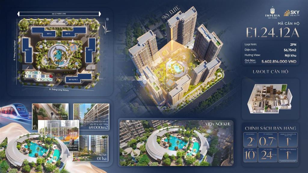 Độc quyền căn góc tòa e1. 56m2 tầng trung view nội khu giá tts chỉ 3,6 tỷ 
