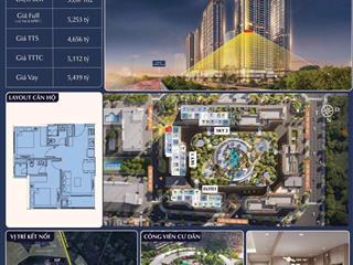 Hàng hiếm sky 2 2pn tầng cao, view khu tiện ích cực đẹp, giá thương lượng