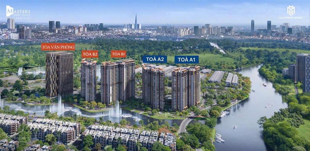 Căn hộ 1pn giá tốt nhất masteri park place view hồ bơi, dễ ở & dễ đầu tư