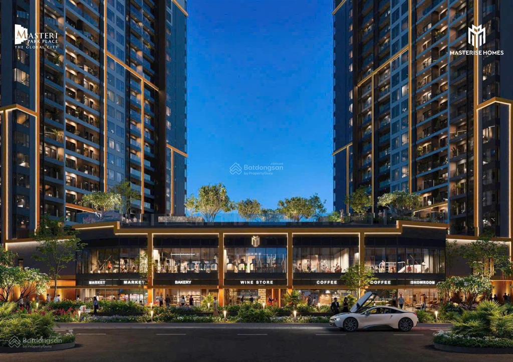 Bán căn góc 3pn masteri park place 96m2 view kép nhạc nước, hướng đông nam mát mẻ