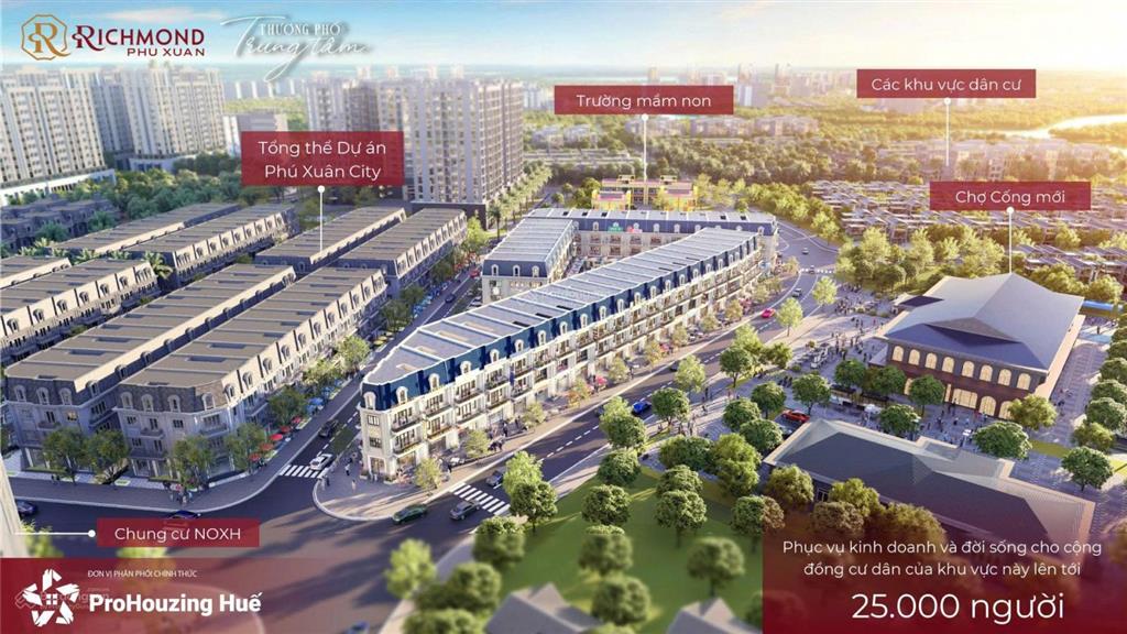 Phú xuân city  dự án có vị trí đẹp nhất tp huế