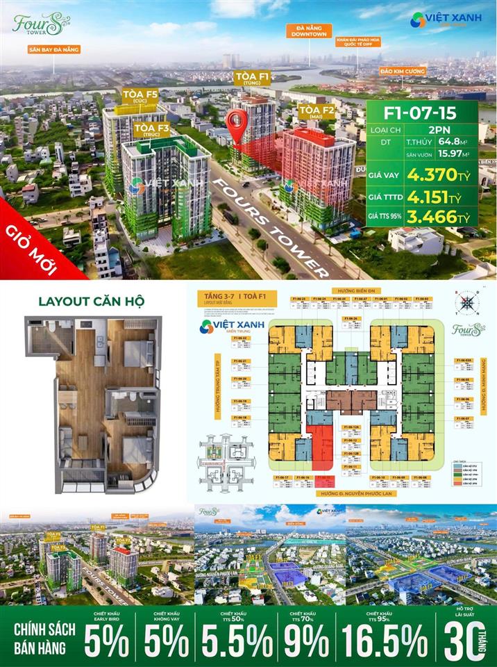 Studio view biển có sân vườn cực đẹp