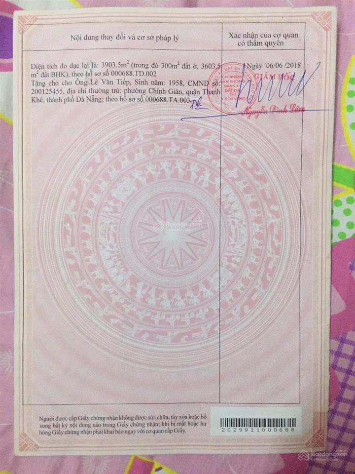 4125m2 có 300m2 đất ở còn lại đất trồng cây