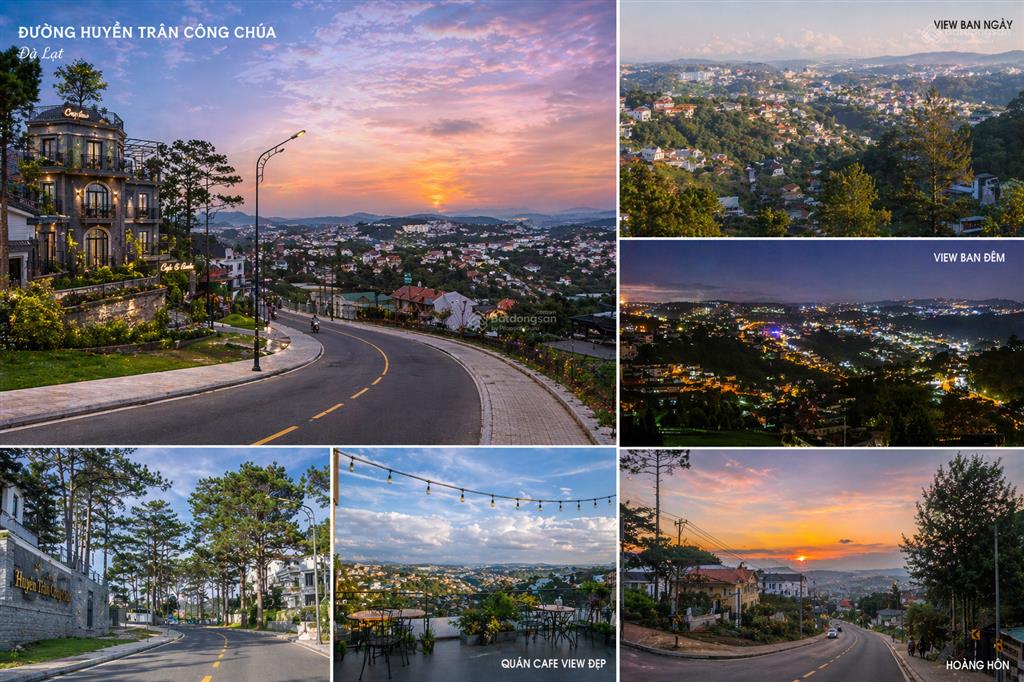 Bán lô đất 2 mặt tiền 461m2 full đất ở đô thị view trung tâm huyền trân công chúa, đà lạt