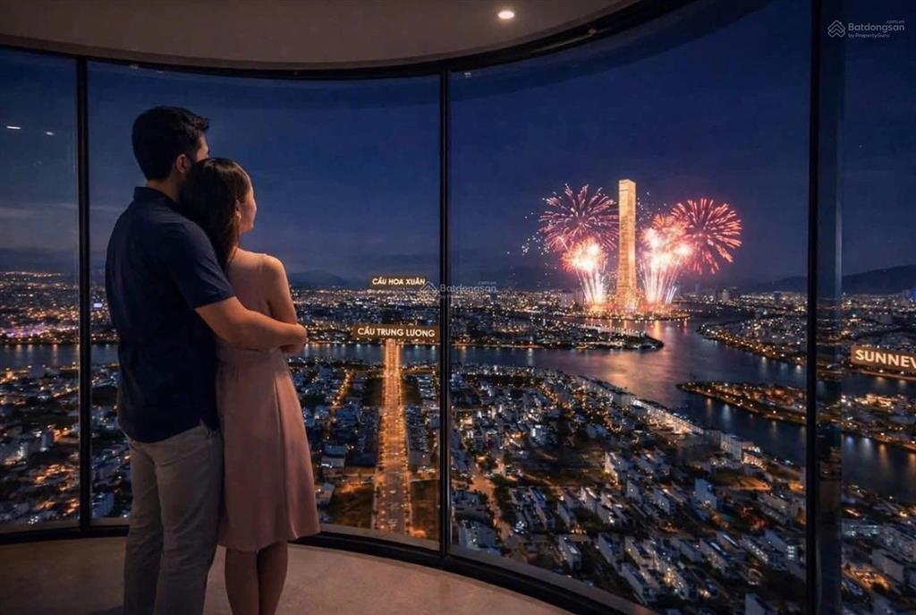 Căn hộ 1pn+ view sông, biển fours tower  sun group, 54m2, giá chỉ từ 1,7 tỷ, chiết khấu đến 29%