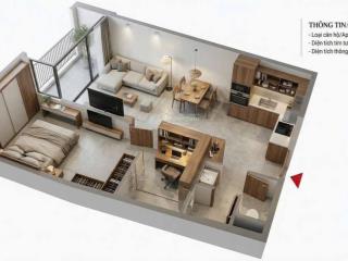 Căn hộ 1pn+ view sông, biển fours tower  sun group, 54m2, giá chỉ từ 1,7 tỷ, chiết khấu đến 29%