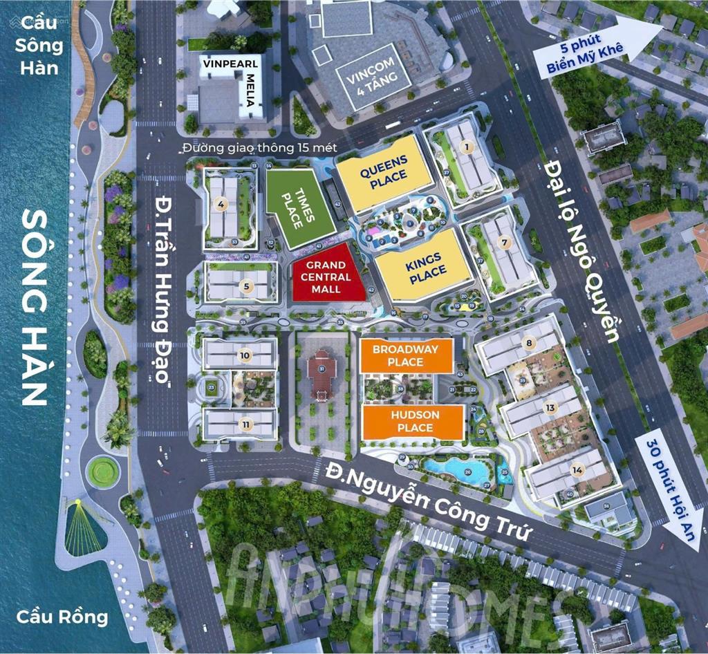 Căn hộ cao cấp, view sông hàn  được chiết khấu đến 17%, giá 4,9 tỷ ở capital square đà nẵng