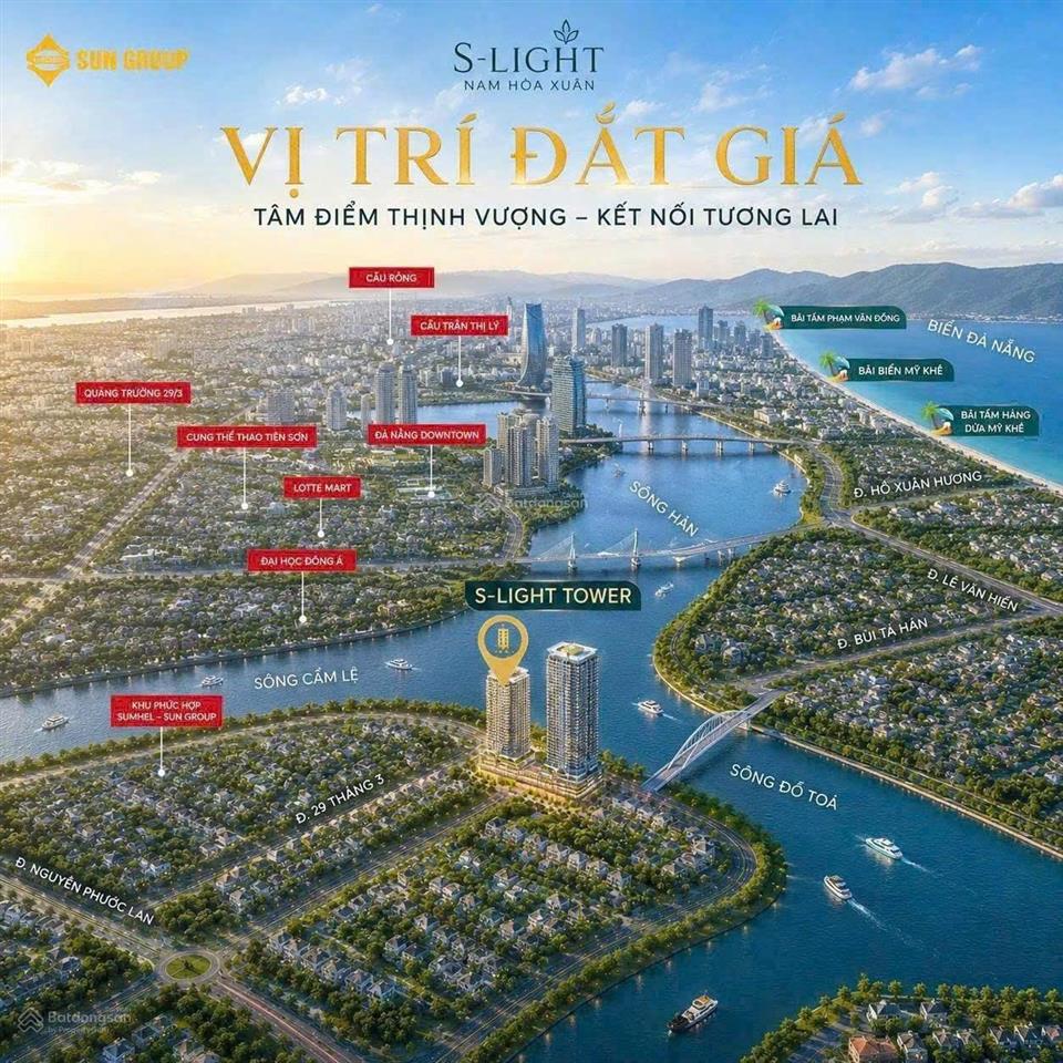 Sốc! slight tower vốn tự có chỉ từ 700 triệu  view sông  hỗ trợ vay 70%, ls 0% lên đến 24 tháng