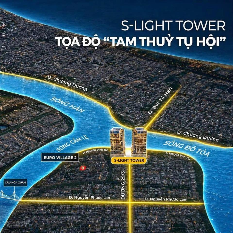 Sốc! slight tower vốn tự có chỉ từ 700 triệu  view sông  hỗ trợ vay 70%, ls 0% lên đến 24 tháng