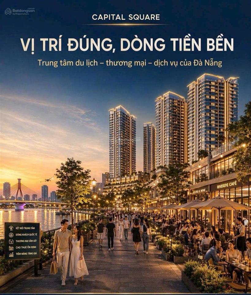 3,8tỷ sở hữu căn hộ 1pn tại capital square chiết khấu đến 16%  ngay lõi trung tâm đà nẵng