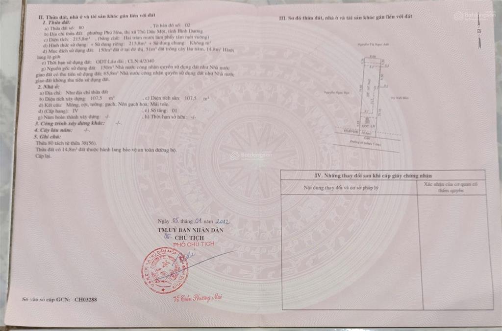 Bán đất tặng nhà, chính chủ, gần tòa nhà becamex, bình dương