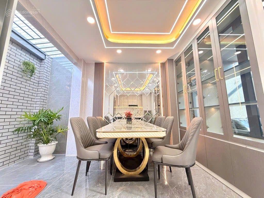 Nhà 5 tầng full nội thất đường thạnh lộc 15 phường thạnh lộc q12, dt 55 m (5,5*10) 5,98 tỷ