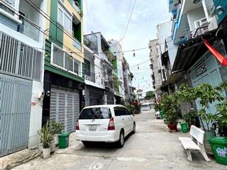 Nhà 4 tầng đường hà huy giáp phường an phú đông q12, dt 52m² hẻm 7m 7tỷ.