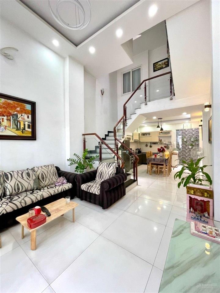 Nhà 4 tầng đường hà huy giáp phường an phú đông q12, dt 52m² hẻm 7m 7tỷ.