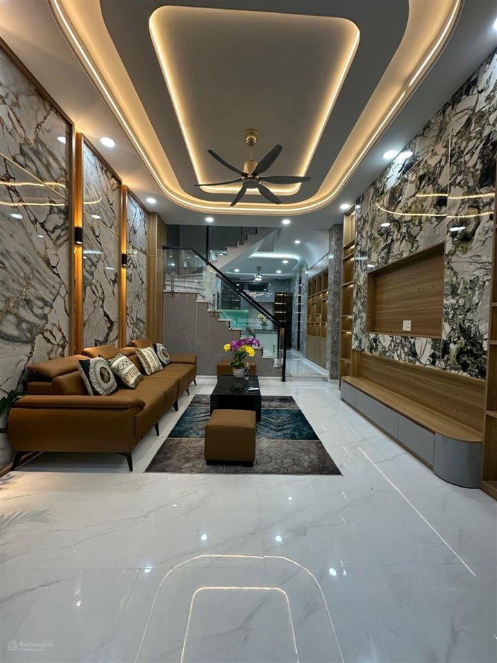 Nhà 3 tầng full nội thất đường thạnh xuân 33 phường thạnh xuân q12, dt 50m hẻm 6m 5,35 tỷ.