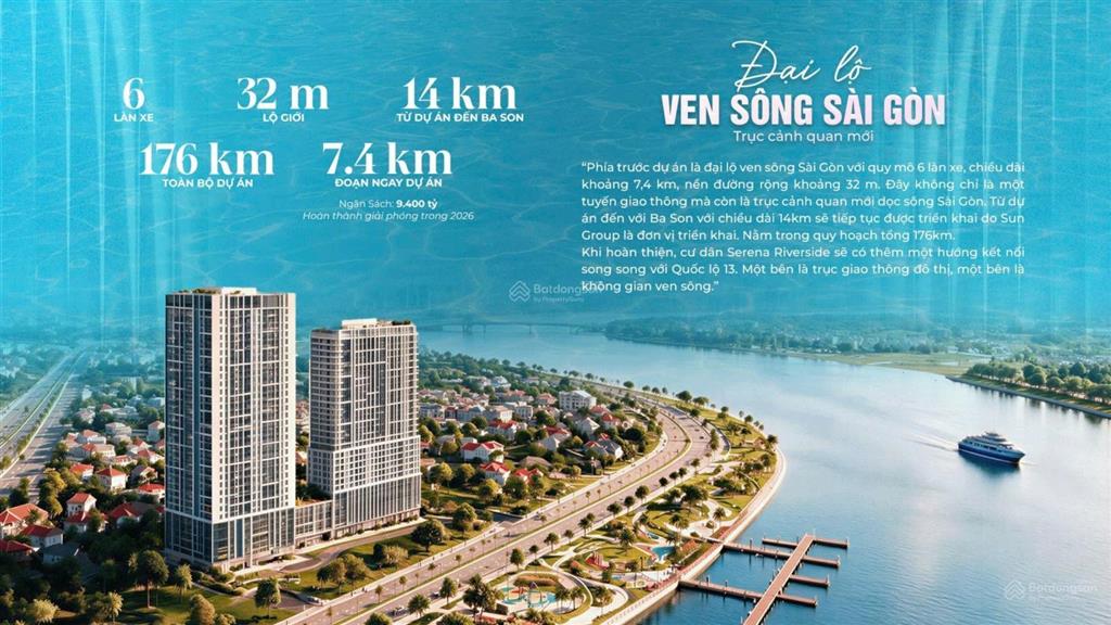 Serena riverside giá f0 đợt 1 chiết khấu đến 12.9%. chỉ 10% kí hđmb thanh toán 20% đến khi nhận nhà