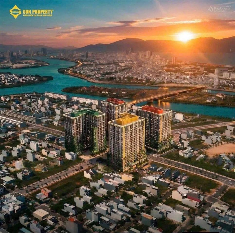 Giá 2 tỷ xx căn hộ sét úp 2pn sun fours tower trung tâm đà nẵng