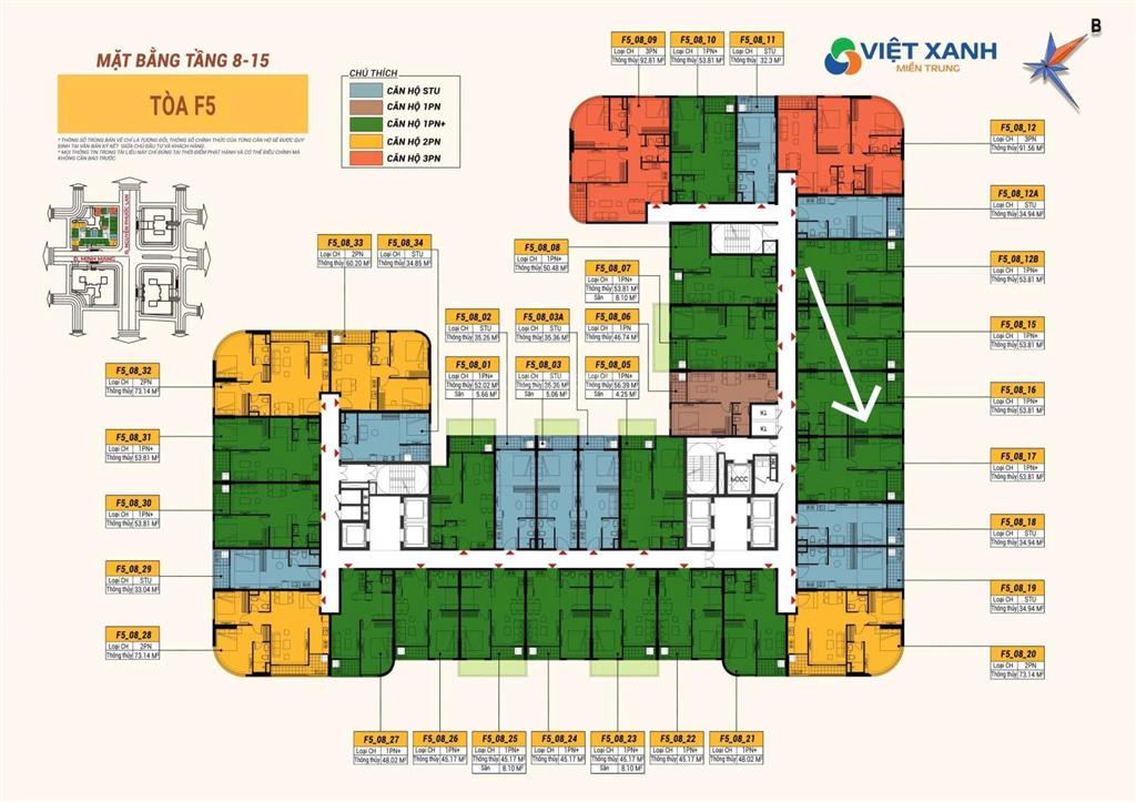 Giá 2 tỷ 28 căn hộ thiết kế 2pn sun fourstower.